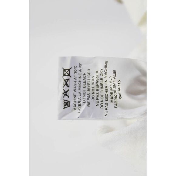 Retrofete Womens Belted Denim Sleeveless Shirt Dress White Size Small - Picture 6 of 6